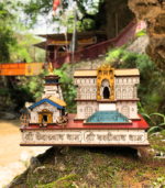 Shri Kedarnath Badrinath Temple | White Finish | 13.5x7.5x9 cm